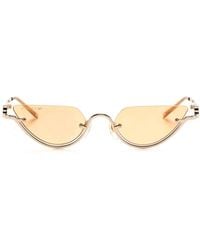 Gucci - Gafas de sol Double G con montura cat eye - Lyst