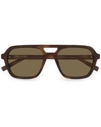 Saint Laurent - Pilot-Frame Sunglasses - Lyst