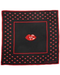 Marc Jacobs - Lips-Print Scarf - Lyst