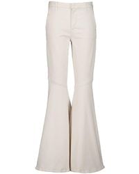 Mother - The Super Cha Cha Prep Heel Flare-leg Jeans - Lyst