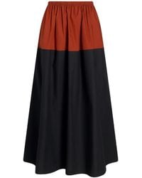 Proenza Schouler - Nyla Colour-Block Midi Skirt - Lyst