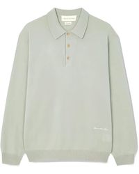 MAN ON THE BOON. - Knitted Polo Shirt - Lyst