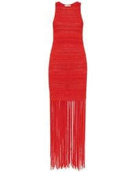 Laneus - Knitted Maxi Dress - Lyst