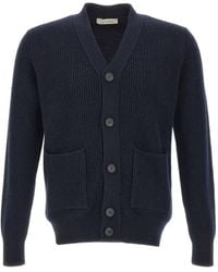 FILIPPO DE LAURENTIIS - Ribbed Horn-Button Cardigan - Lyst