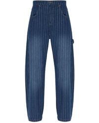Munthe - Pinstripe Utility Trousers - Lyst