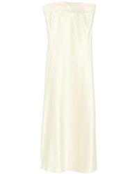 Leen Mougrhabi - Lumere Strapless Oversized-Bow Maxi Dress - Lyst