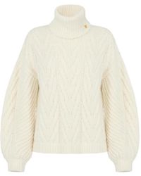 Elisabetta Franchi - Pull Colour Block - Lyst
