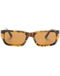 Persol - Adrien Tortoiseshell Rectangle-Frame Sunglasses - Lyst