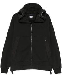 C.P. Company - Goggle-Detail Zip-Up Sweatshirt - Lyst