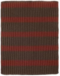 Malo - Striped Scarf - Lyst