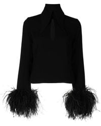 16Arlington - Blouse À Détails De Plumes - Lyst