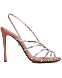 ALEVI - Star Xstal Crystal-Embellished Slingback Sandals - Lyst