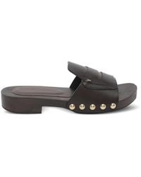 Ángel Alarcón - Studded Round Toe Sandals - Lyst