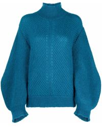 Pullover Alberta Ferretti en coloris Bleu Femme Vêtements Sweats et pull overs Sweats et pull-overs 