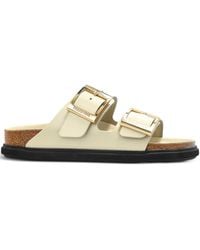 Birkenstock - Arizona Droplet Leather Sandals - Lyst