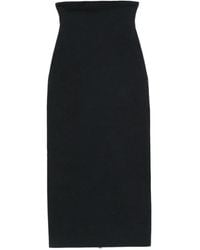 Issey Miyake - High-Waisted Zip-Back Midi Skirt - Lyst