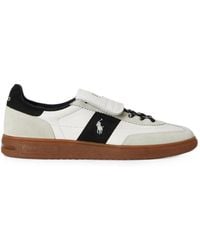 Polo Ralph Lauren - Bedford Leather-Suede Trainers - Lyst
