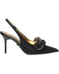 Kurt Geiger - Chain Embellished Heeled Pumps - Lyst