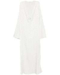 Oséree - Crystal-Embellished Ring-Detail Maxi Dress - Lyst