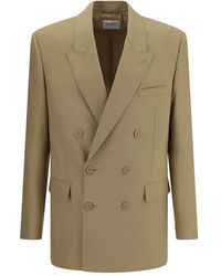 Saint Laurent - Wool Blazer Jacket - Lyst