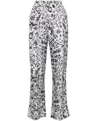 Off-White c/o Virgil Abloh - Tattoo-print Pyjama Pants - Lyst