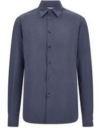 Ferragamo - Micro-Patterned Shirt - Lyst