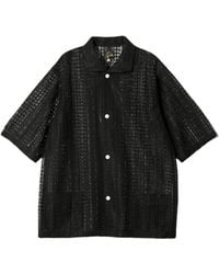 Needles - Lace Widespread Collar Shirt - Lyst