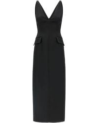 Sportmax - V-Neck Maxi Dress - Lyst