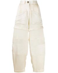 Lanvin - Hose Mit Weitem Bein - Lyst