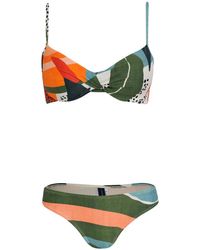 Lygia & Nanny - Cassis Waikiki Abstract-Print Bikini Set - Lyst