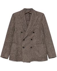 Tagliatore - Prince Of Wales-Pattern Blazer - Lyst