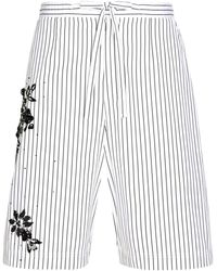 Dolce & Gabbana - Striped Cotton Shorts - Lyst