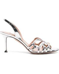 Aquazzura - Cut-Out Slingback-Strap Sandals - Lyst