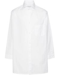 Yohji Yamamoto - Cotton Poplin Shirt - Lyst