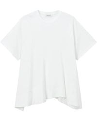 Enfold - Asymmetric Panelled T-Shirt - Lyst