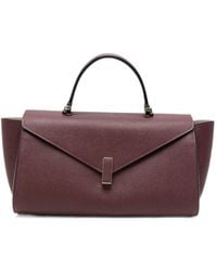 Valextra - Medium Iside Leather Tote Bag - Lyst