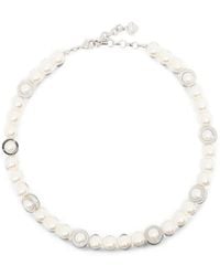 CASABLANCA - Sci-Fi Pearl Necklace - Lyst