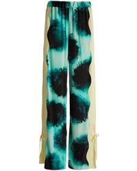 Del Core - Pantalones Estampados - Lyst