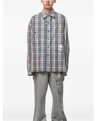 Maison Mihara Yasuhiro - Check Long Sleeve Shirt - Lyst