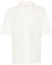 Alexander McQueen - Semi-doorzichtig Overhemd Met Print - Lyst