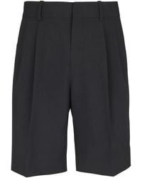 Balmain - Darted Wool Shorts - Lyst