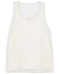 Ami Paris - Gelaagde Zijden Top - Lyst