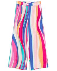 Marella - Opossum Abstract-Print Trousers - Lyst