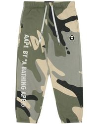 Aape By A Bathing Ape - Moonface Camouflage-Print Track Pants - Lyst