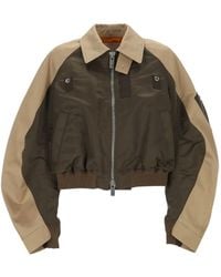 Sacai - Colour-Block Bomber Jacket - Lyst
