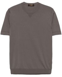 Moorer - Cotton Knitted T-shirt - Lyst