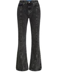Karl Lagerfeld - High-Rise Flared Jeans - Lyst
