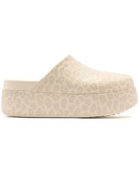 Crocs™ - Dylan Leopard Platform Slides - Lyst