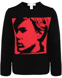 Comme des Garçons - Andy Warhol Intarsia Sweater - Men's - Acrylic - Lyst