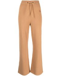 Chocoolate - Ribbed Wide-leg Trousers - Lyst